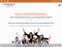 Tablet Screenshot of fondation-somfy.com